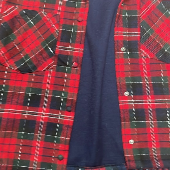 Zara women oversized fringe flannel. XS - Picture 5 of 7